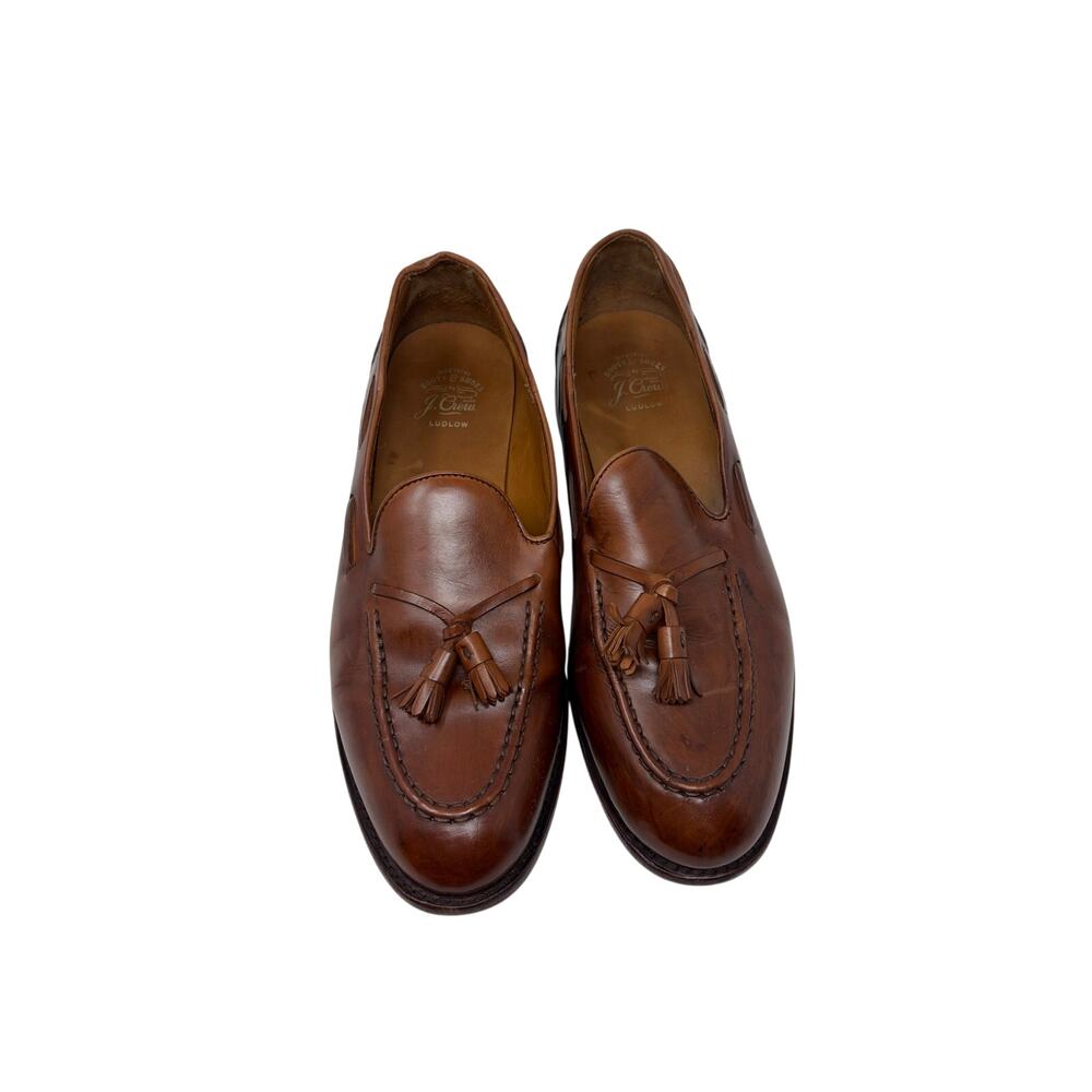 J. Crew Ludlow tassel loafers brown leather loafer moccasin 11